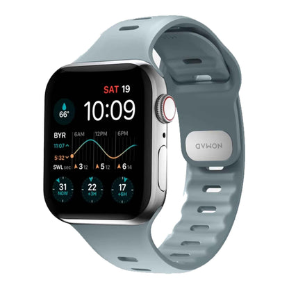 [ONLINE EXCLUSIVE] Nomad Sport Slim Band for Apple Watch 41mm - 40mm - 38mm ( Series SE - 7 - 6 - 5 - 4 - 3 - 2 - 1 ) - Glacier Blue ( Barcode: 856500011394 )