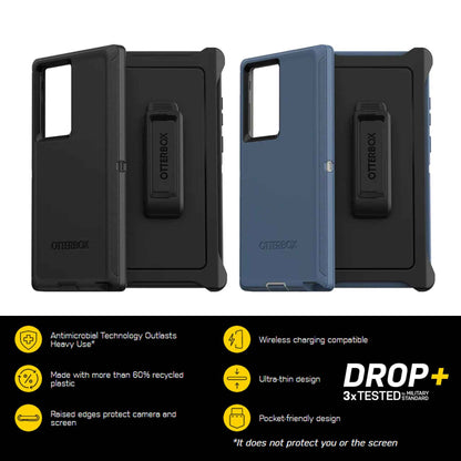Otterbox Defender Series Case for Samsung Galaxy S22 Ultra - Fort Blue (Barcode: 840104295236 )