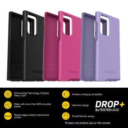 Otterbox Symmetry Series Case for Samsung Galaxy S22 Ultra - Black (Barcode: 840104295960 )