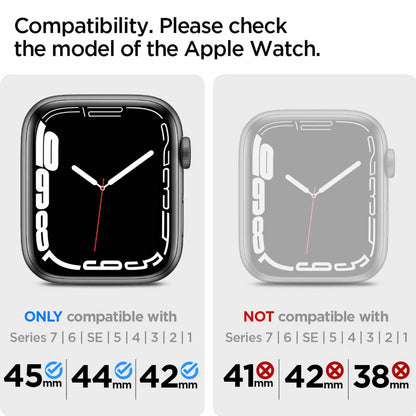 Spigen Lite Fit Watch Band for Apple Watch Series 7 - SE - 6 - 5 - 4 - 3 - 2 ( 45 - 44 - 42mm ) - Navy Blue (Barcode: 8809756641541 ) - Forexengineer -Malaysia- 8809756641541