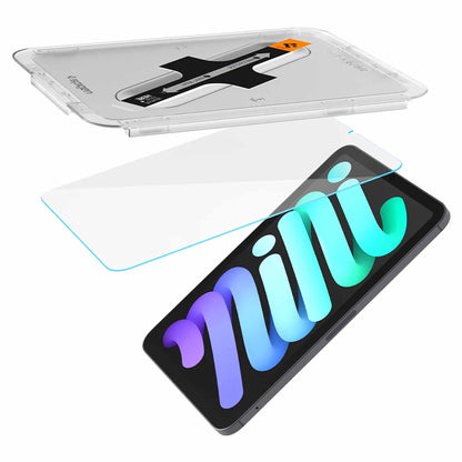 Spigen Tempered Glass GLAStR EZ FIT for iPad Mini 7th Gen ( 2024 ) / iPad Mini 6th Gen ( 2021 ) Screen Protector - Clear (Barcode: 8809811854732 ) - Forexengineer -Malaysia- 8809811854732