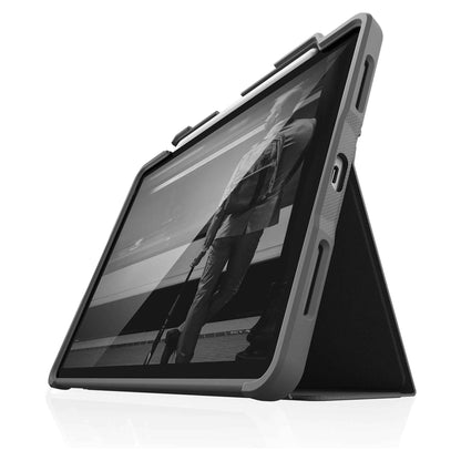 STM Dux Plus for iPad Pro 11" ( 3rd - 2nd - 1st Gen ) ( 2022 - 2018 ) - iPad Air 10.9" ( 5th - 4th Gen ) ( 2022 - 2020 ) - Black (Barcode: 810046111741 )