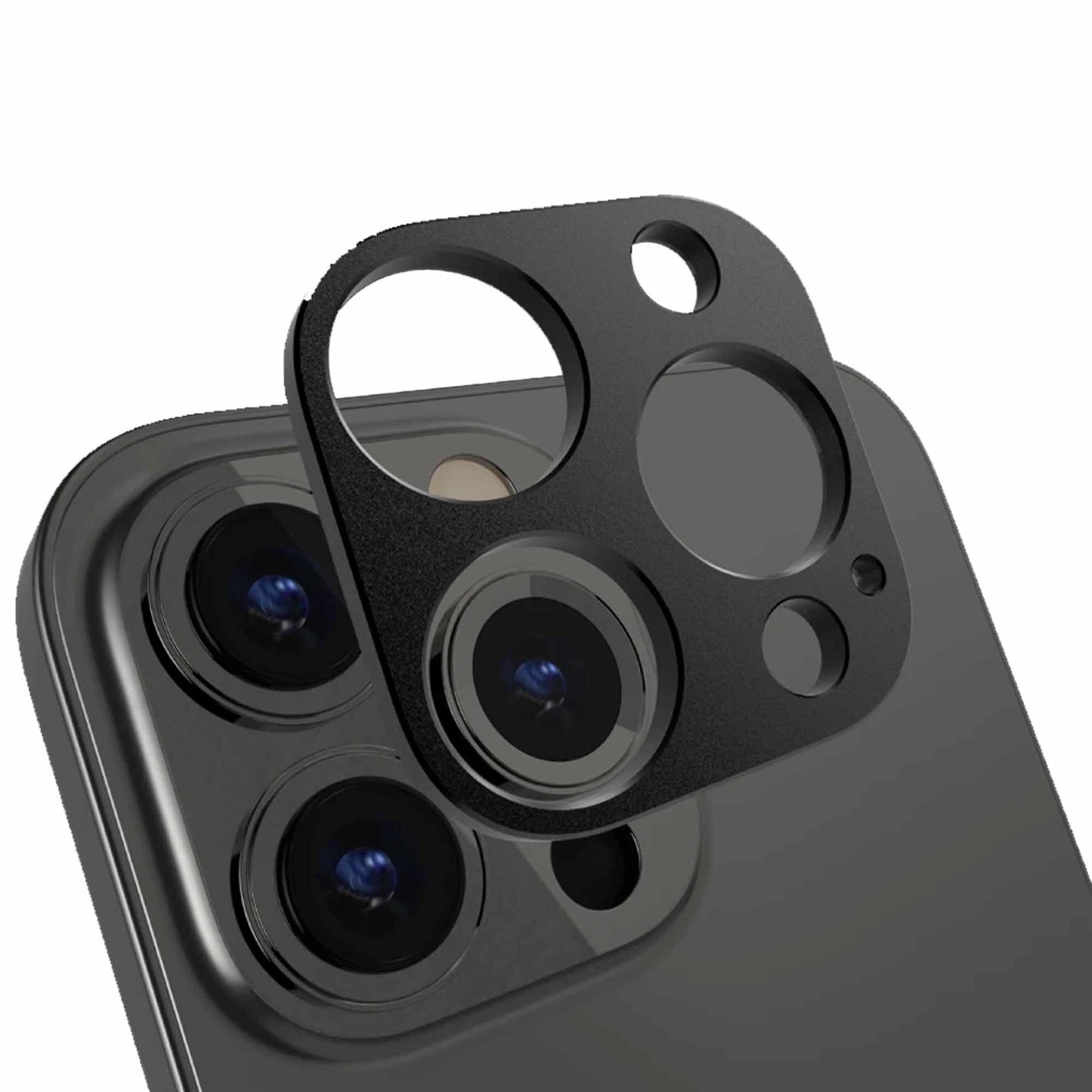 SwitchEasy LenShield Aluminium Camera Lens Protector for iPhone 13 Pro - 13 Pro Max 5G - Black (Barcode: 4895241103032 )