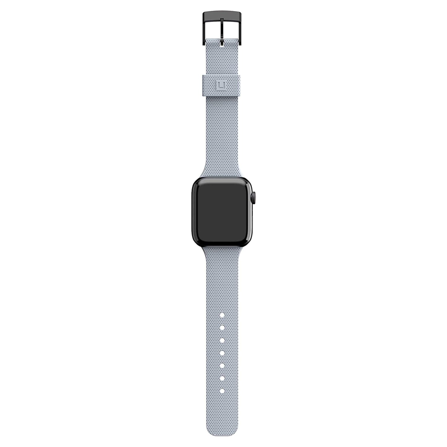 UAG [U] Dot Silicone Strap for Apple Watch Series 7 - SE - 6 - 5 - 4 - 3 - 2 - 1 ( 45mm - 42mm - 44mm ) - Soft Blue ( Barcode : 810070360535 )