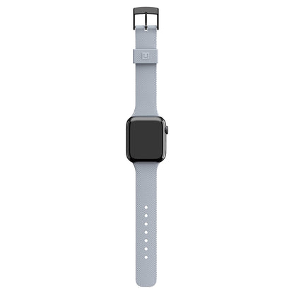 UAG [U] Dot Silicone Strap for Apple Watch Series 7 - SE - 6 - 5 - 4 - 3 - 2 - 1 ( 45mm - 42mm - 44mm ) - Soft Blue ( Barcode : 810070360535 ) - Forexengineer-malaysia