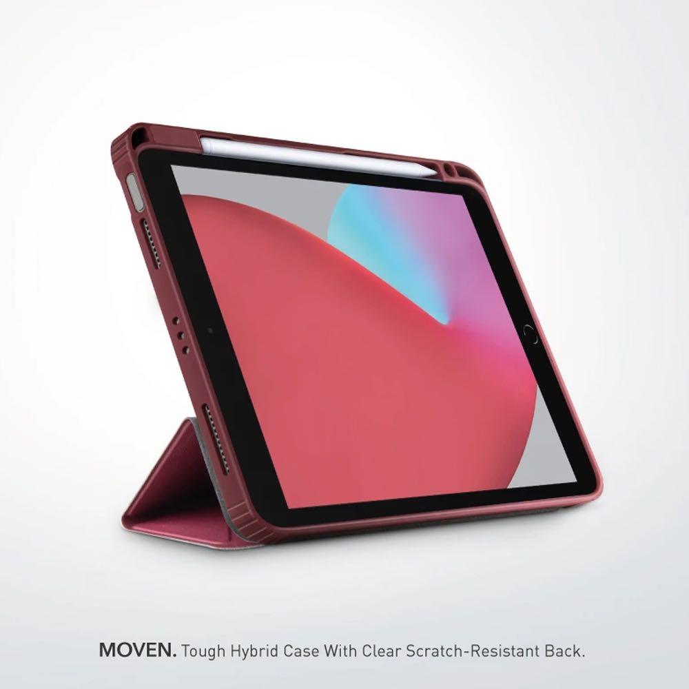[RACKV2_CLEARANCE] UNIQ Moven for iPad Pro 11" ( 3rd - 2nd - 1st Gen ) ( 2022 - 2018 ) - iPad Air 10.9" ( 5th Gen )  M1 Chip - Maroon (Barcode: 8886463677438 )