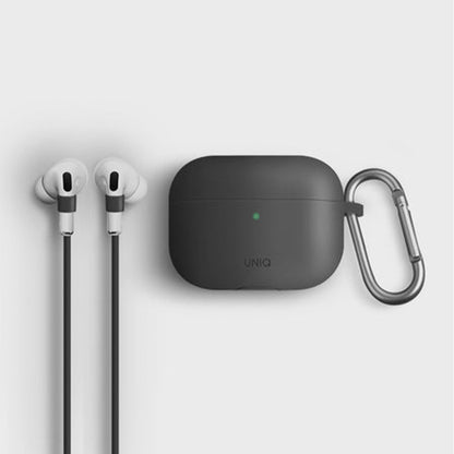 UNIQ Vencer for Airpods Pro - Active Silicone with Carabiner and Strap - Blue (Barcode: 8886463672891 ) - Forexengineer -Malaysia- 8886463672891
