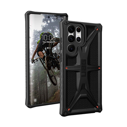 UAG Monarch for Samsung Galaxy S22 Ultra - Kevlar Black (Barcode: 810070368777 )