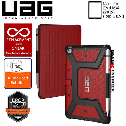 [READY STOCK] UAG Metropolis for iPad Mini 2019 ( 5th Gen ) Feather-Light Rugged - Military Drop Tested iPad Case - Magma - Forexengineer-malaysia