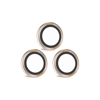 AMAZINGthing SUPREME AR 3D LensGlass Protector for iPhone 13 Pro 6.1" 5G ( Three Lens ) - Gold (Barcode: 4892878069519 )