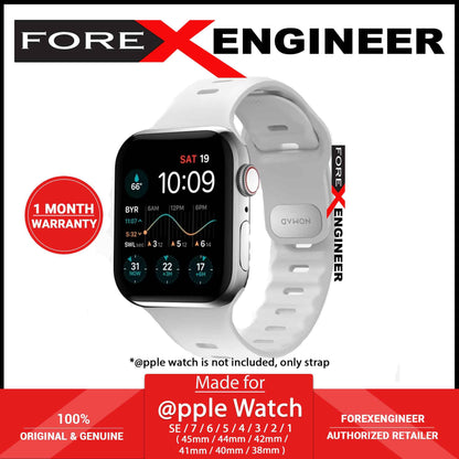 [ONLINE EXCLUSIVE] Nomad Sport Slim Band for Apple Watch 45mm - 44mm - 42mm ( Series SE - 7 - 6 - 5 - 4 - 3 - 2 - 1 ) - White ( Barcode: 856500011479 )