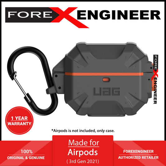 UAG Pathfinder for Airpods Gen 3 - 3rd Gen 2021 - Water Resistant Case - Silver-Orange (Barcode: 840283900068 )