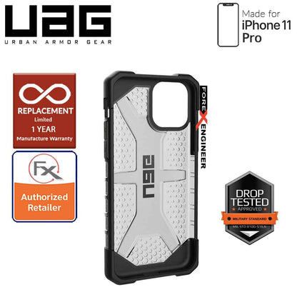 [RACKV2_CLEARANCE] UAG Plasma for iPhone 11 Pro - Feather Light Rugged & Military Drop Tested - Ash - Forexengineer-malaysia