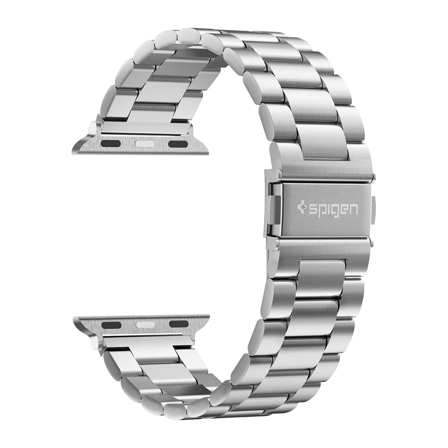 Spigen Modern Fit Watch Band for Apple Watch Series 7 - 6 - SE - 5 - 4 - 3 - 2 ( 45 - 44 - 42mm ) - Silver (Barcode: 8809613768831 )