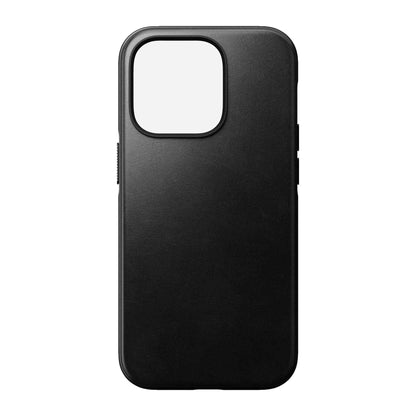 Nomad Modern Leather Horween Case for iPhone 14 Pro - MagSafe Compatible - Black (Barcode: 856500012223 )