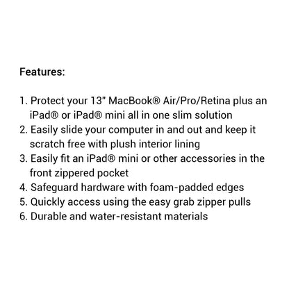 Thule Subterra Sleeve for Macbook 15" - Laptop Sleeve - Black (Barcode: 0085854245630 )