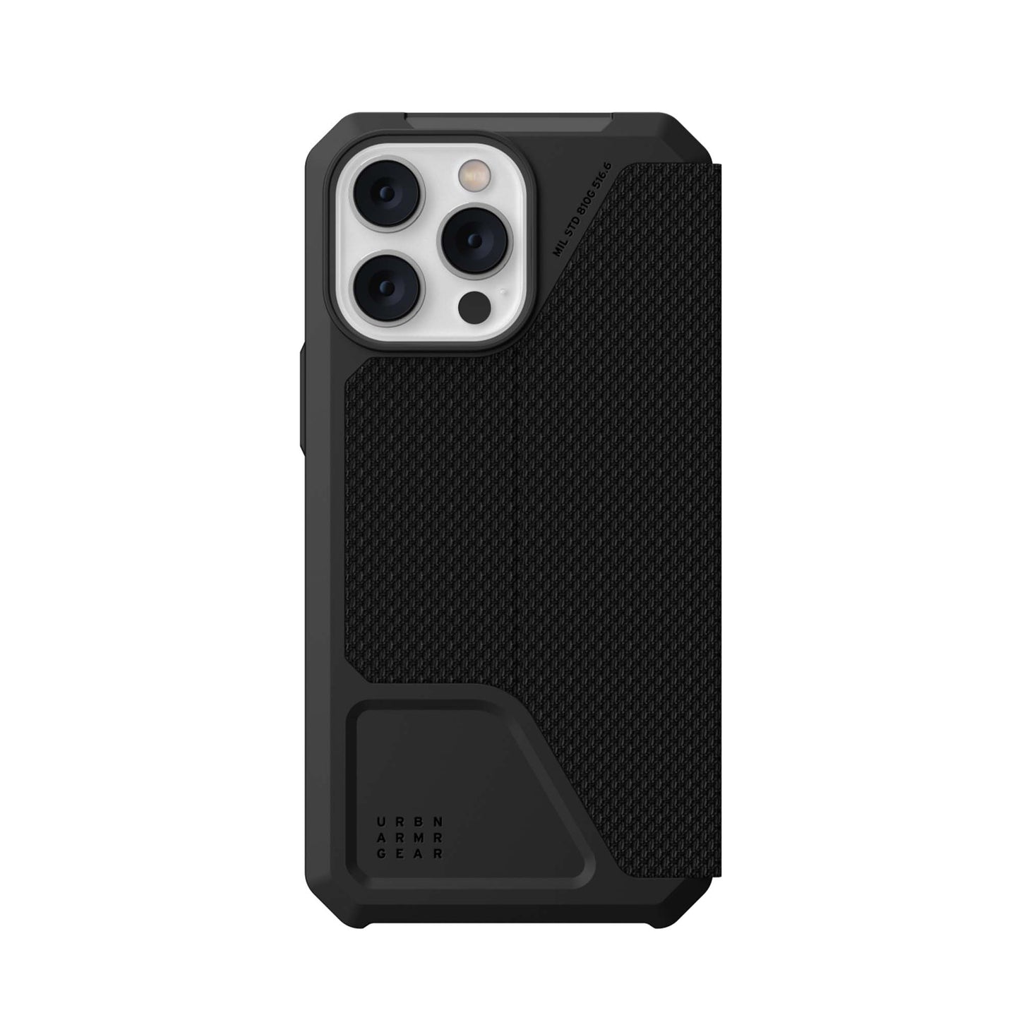 UAG Metropolis for iPhone 14 Pro Max - Folio Case - Kevlar Black