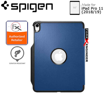 Spigen Smart Fold 2 for iPad Pro 11" (2018-19) - with build in Apple Pencil slot - Blue - Forexengineer-malaysia