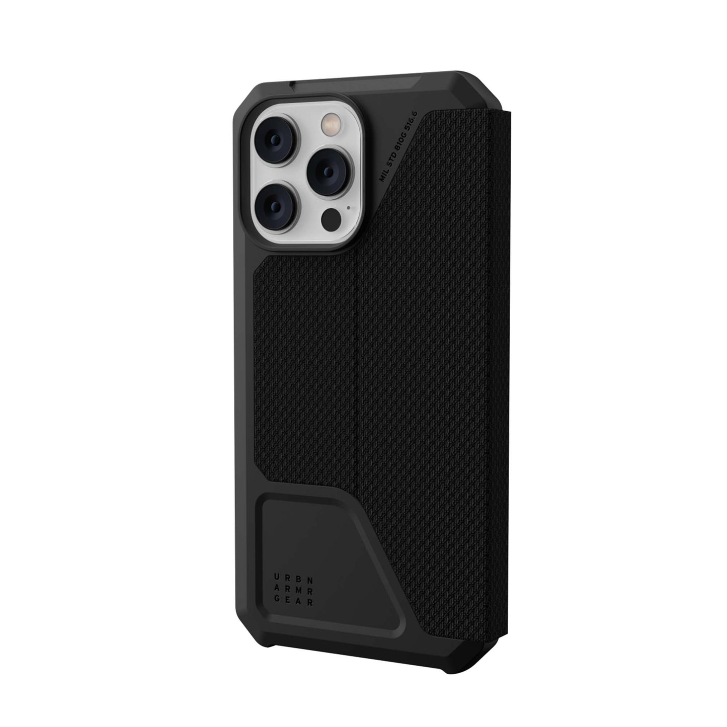 UAG Metropolis for iPhone 14 Pro Max - Folio Case - Kevlar Black