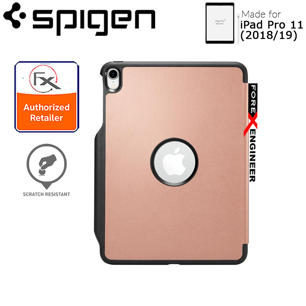 Spigen Smart Fold 2 for iPad Pro 11" (2018-19) - with build in Apple Pencil slot - Rose Gold