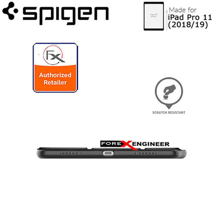 Spigen Smart Fold 2 for iPad Pro 11" (2018-19) - with build in Apple Pencil slot - Black - Forexengineer-malaysia