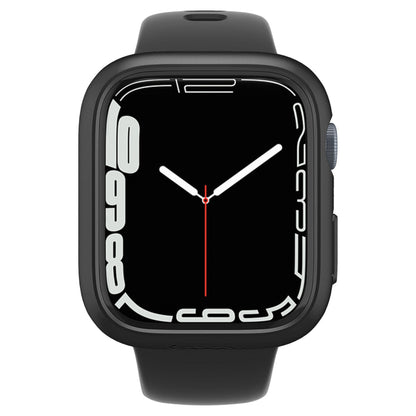Spigen Thin Fit Case for Apple Watch Series 7 ( 45mm ) - Black - Forexengineer -Malaysia- 8809811857597