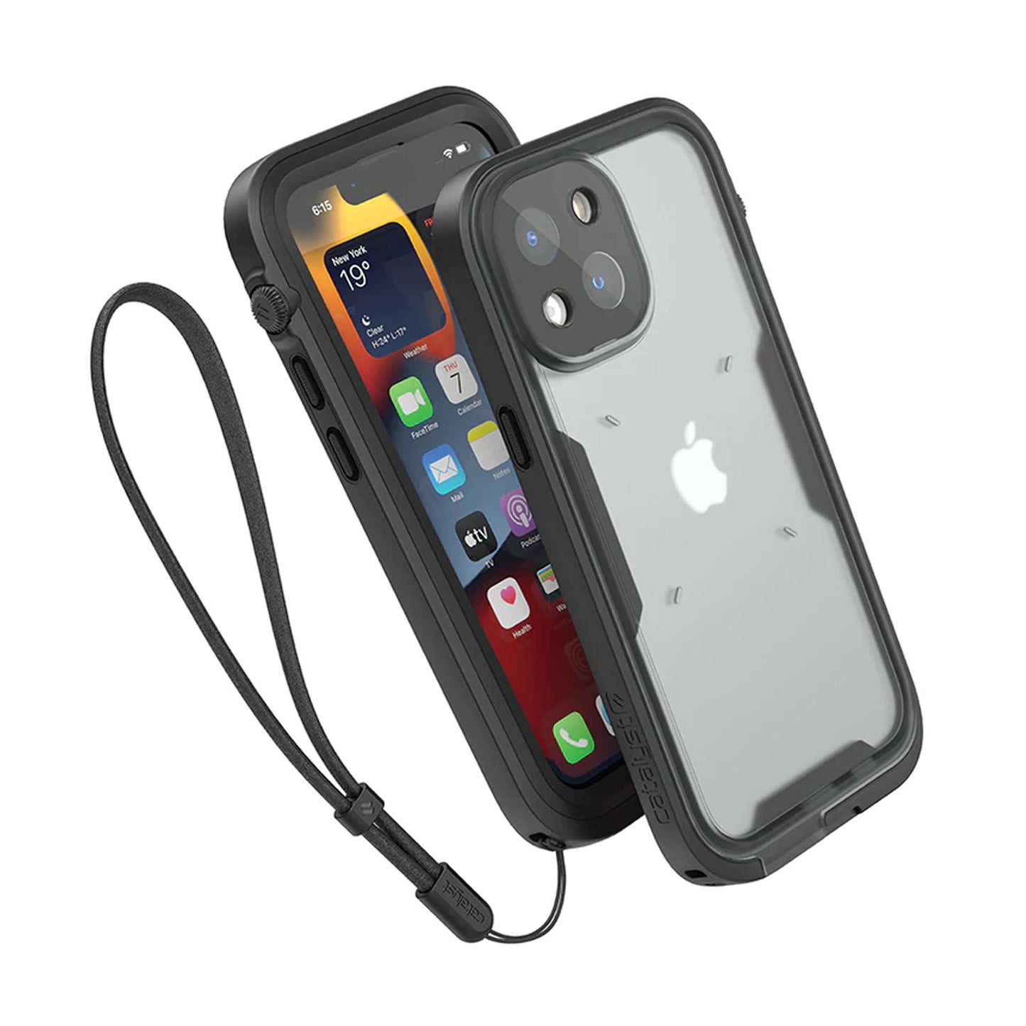 Catalyst Total Protection Waterproof Case for iPhone 13 6.1" 5G - Stealth Black (Barcode: 840625112210 )