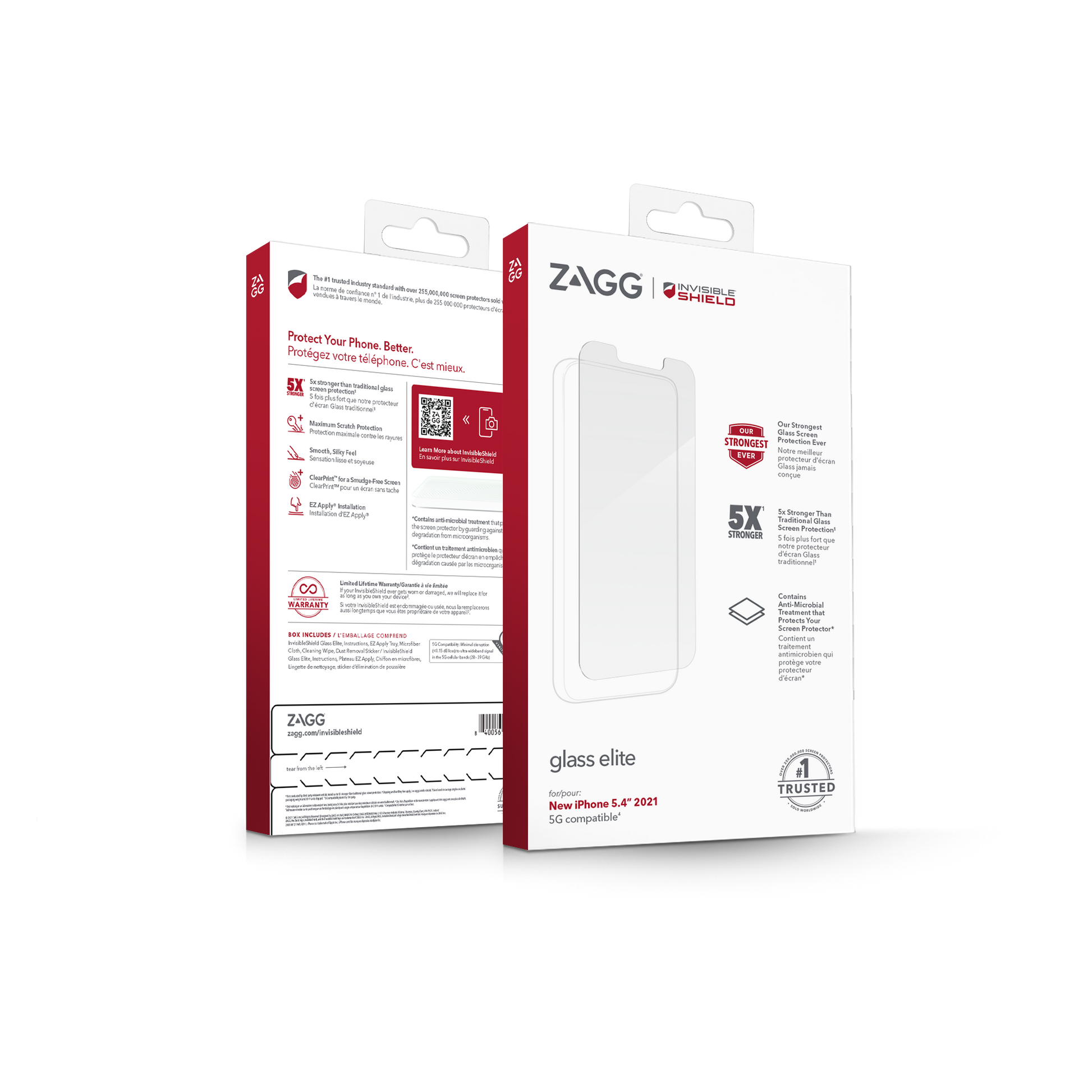 InvisibleShield Glass Elite for iPhone 13 Mini 5.4" 5G - Case Friendly Screen (Barcode: 840056148826 ) - Forexengineer-malaysia