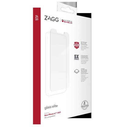 InvisibleShield Glass Elite for iPhone 13 Pro Max 6.7" 5G - Case Friendly Screen (Barcode: 840056148840 )