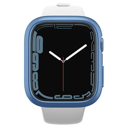 Spigen Thin Fit Case for Apple Watch Series 7 ( 45mm ) - Mettalic Blue (Barcode: 8809811857610 )