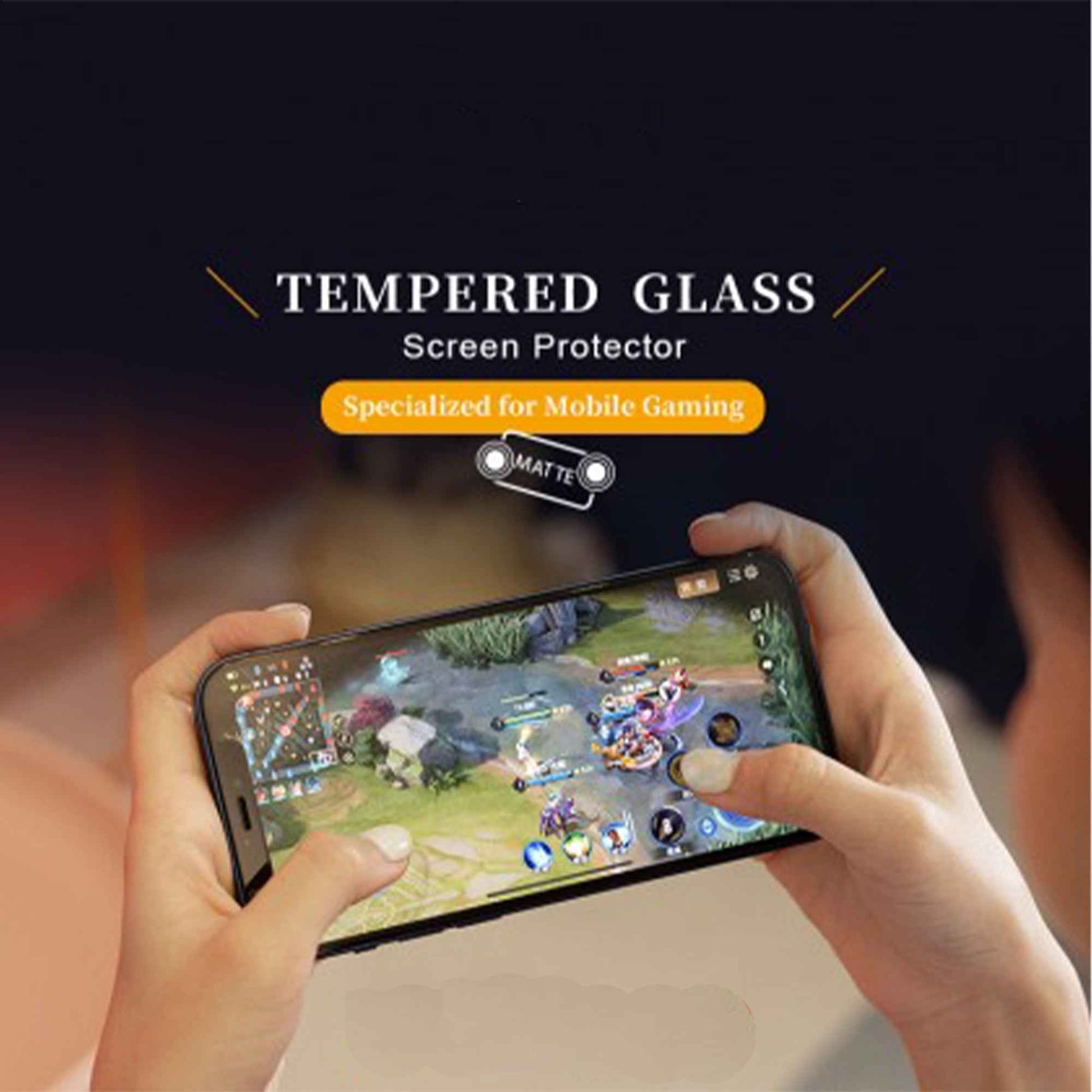 Hoda Tempered Glass for 14 Pro Max ( Gaming anti-glare 2.5D 0.33mm Full Coverage ) - Matte (Barcode: 4711103545515 )