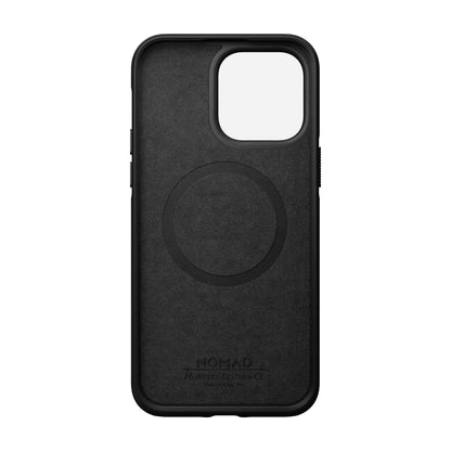 [ONLINE EXCLUSIVE] Nomad Modern Leather Horween Case for iPhone 14 Pro Max - MagSafe Compatible - Black (Barcode: 856500012216 )