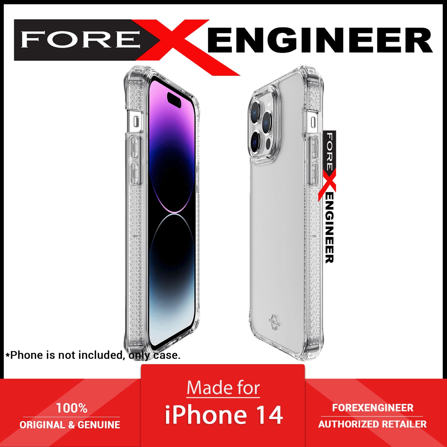 ITSkins Hybrid Clear for iPhone 14 - Clear ( Barcode: 4894465372866 )
