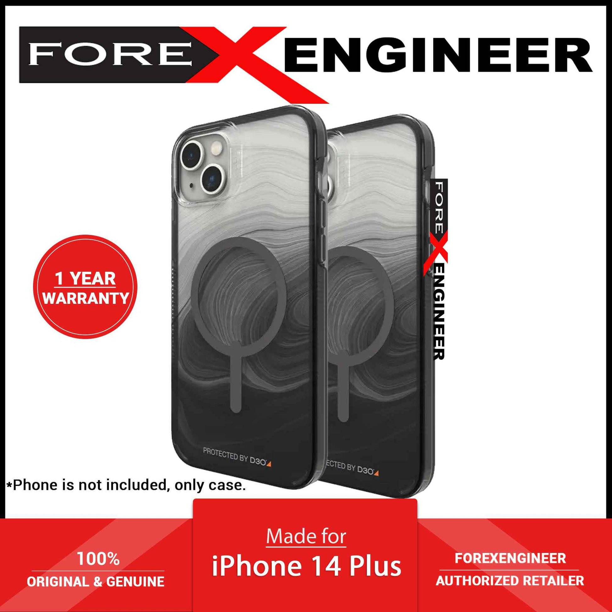 Gear4 D3O® Milan Snap for iPhone 14 Plus - Black Swirl (Barcode: 840056166080 ) - Forexengineer -Malaysia- 840056166080