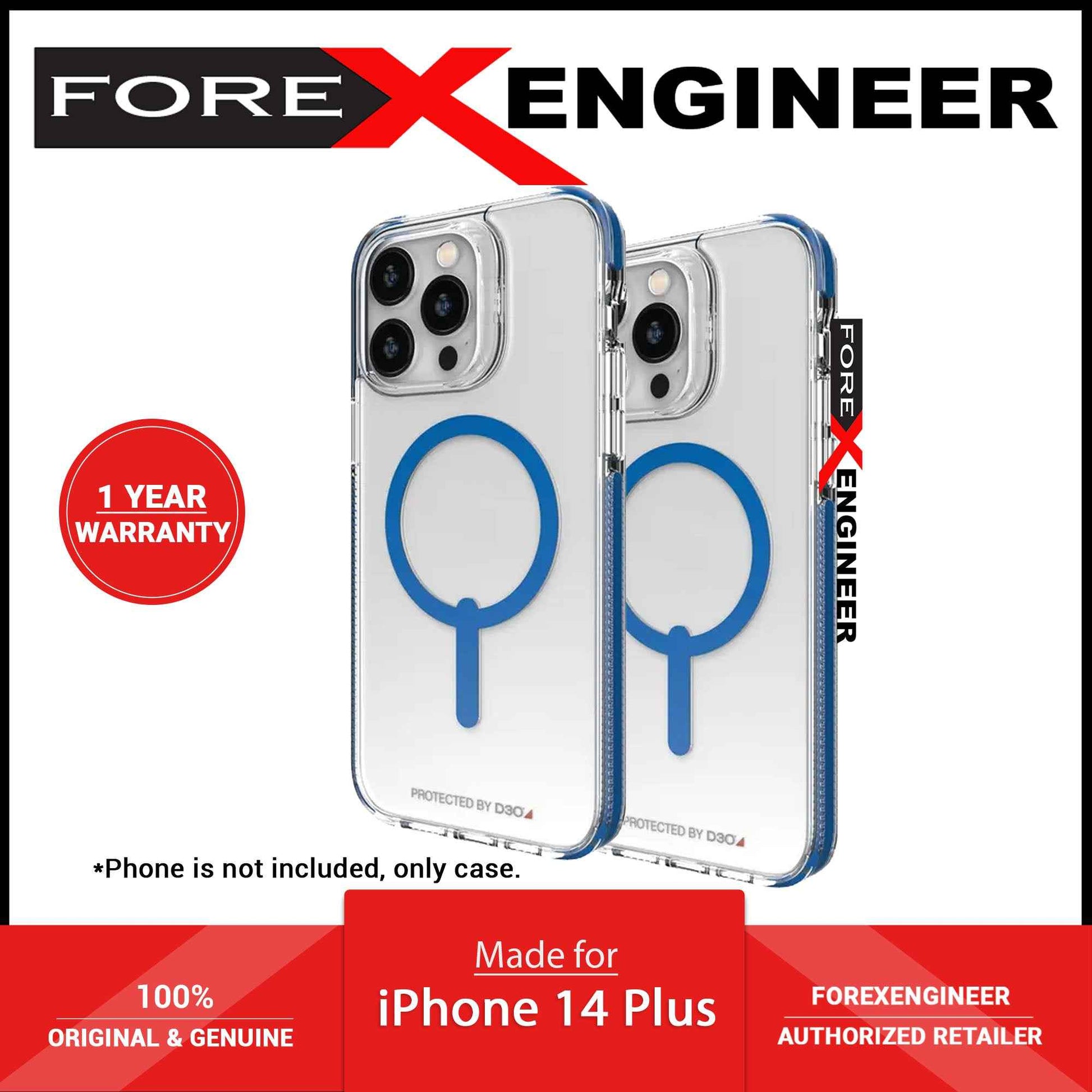 Gear4 Santa Cruz Snap for iPhone 14 Plus - Magsafe Compatible - Blue (Barcode: 840056166356 )