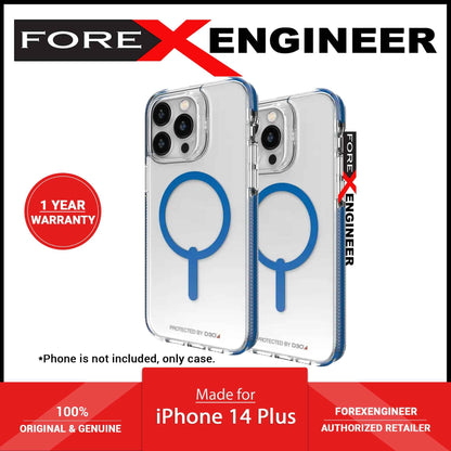 Gear4 Santa Cruz Snap for iPhone 14 Plus - Magsafe Compatible - Blue (Barcode: 840056166356 )