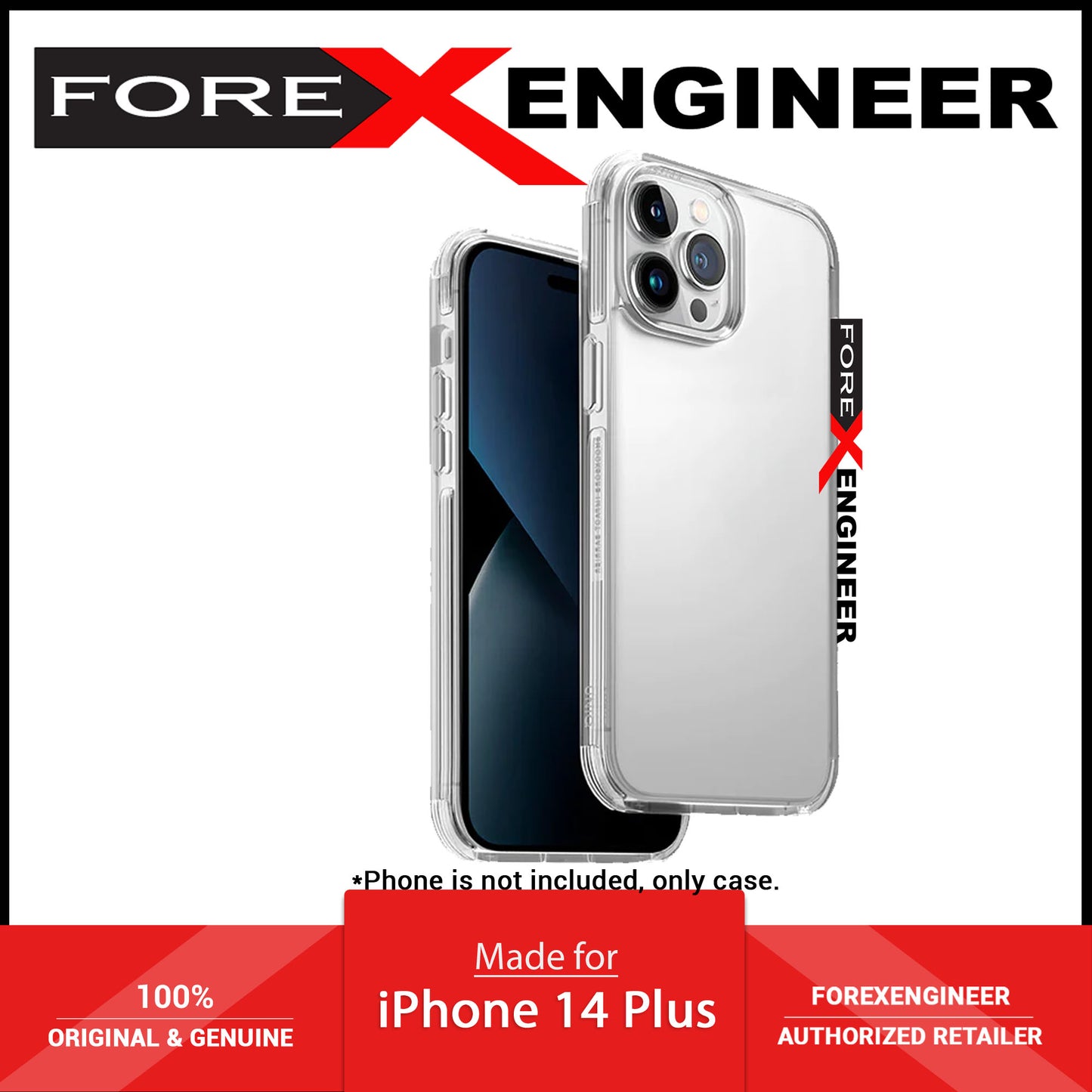 UNIQ Combat for iPhone 14 Plus - Clear (Barcode: 8886463681374 )