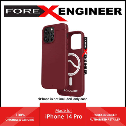 Caudabe Sheath for iPhone 14 Pro (MAGSAFE version) - Crimson Red