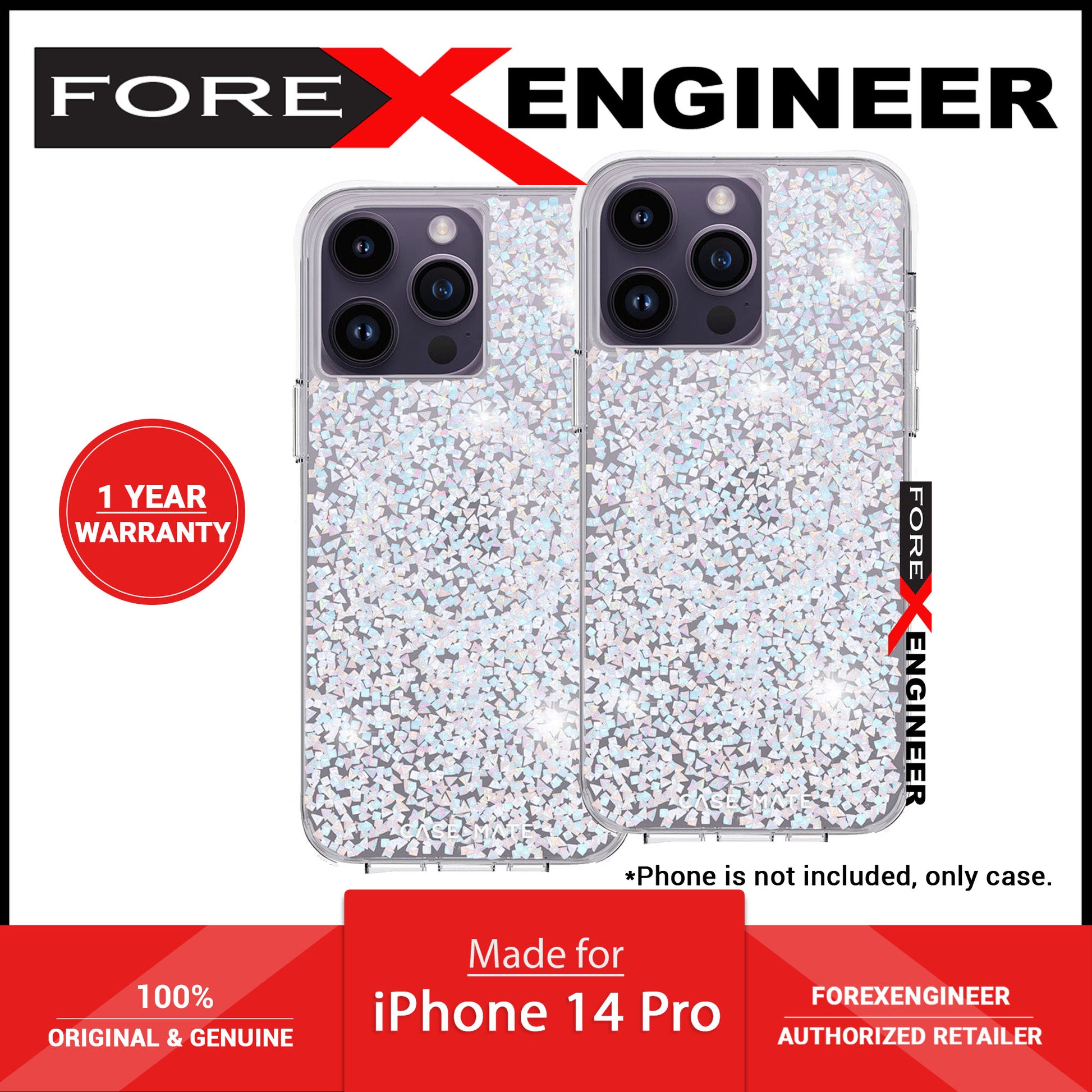 Case-Mate Apple iPhone 14 Pro Twinkle Case - Diamond