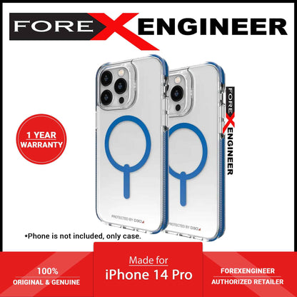 Gear4 Santa Cruz Snap for iPhone 14 Pro - Magsafe Compatible - Blue (Barcode: 840056166387 )