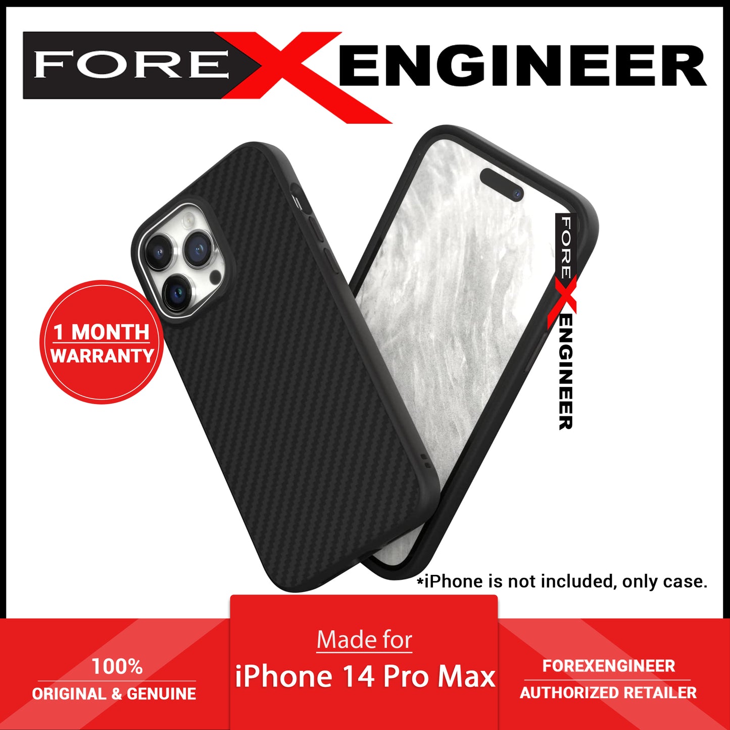 Rhinoshield SolidSuit Case for iPhone 14 Pro Max - Carbon Fiber ( Barcode: 4711366104870 )