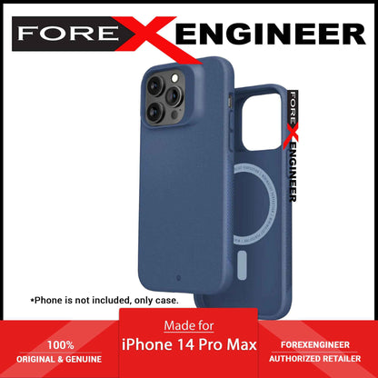 Caudabe Synthesis for iPhone 14 Pro Max  - Magsafe Compatible - Steel Blue