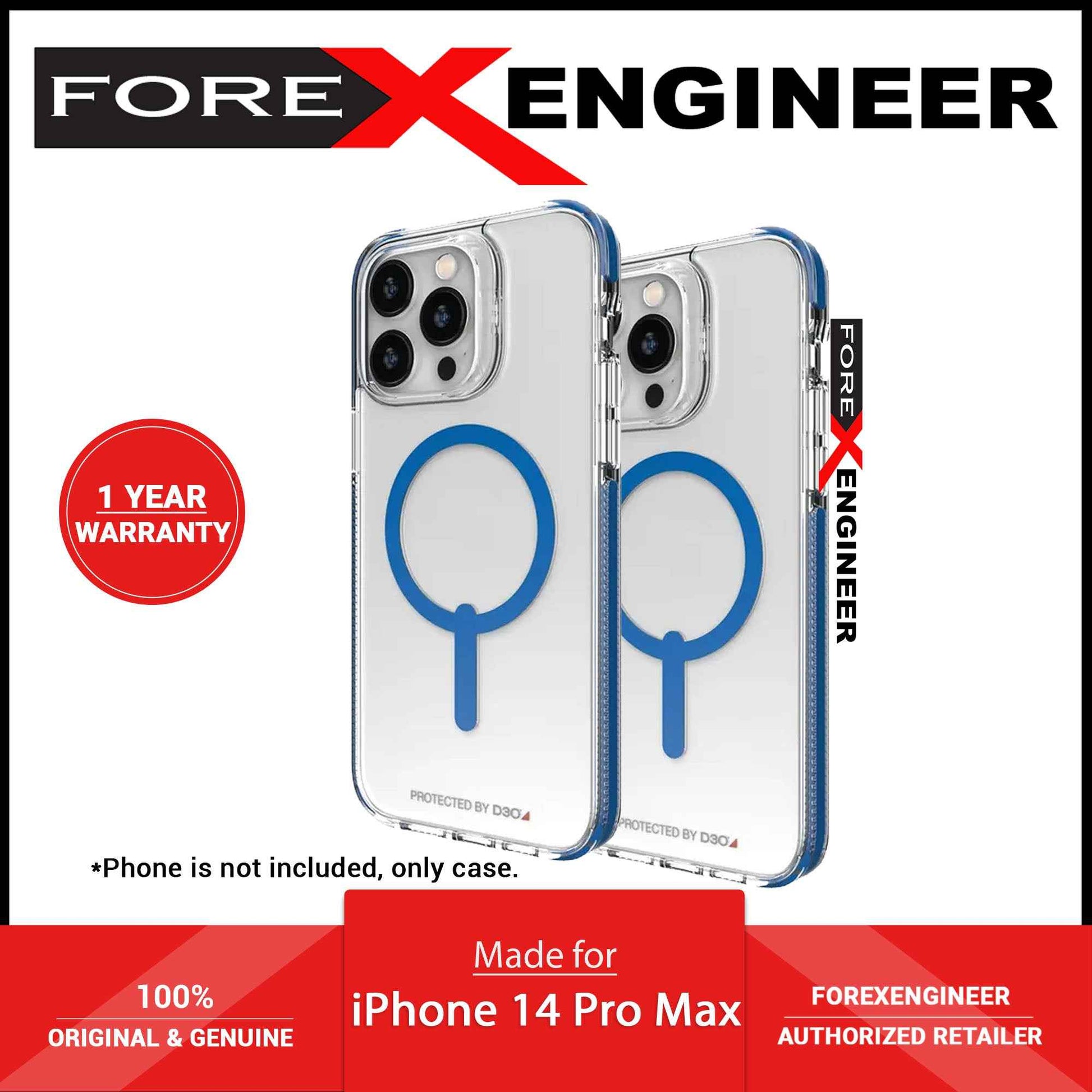 Gear4 Santa Cruz Snap for iPhone 14 Pro Max - Magsafe Compatible - Blue (Barcode: 840056166325 )