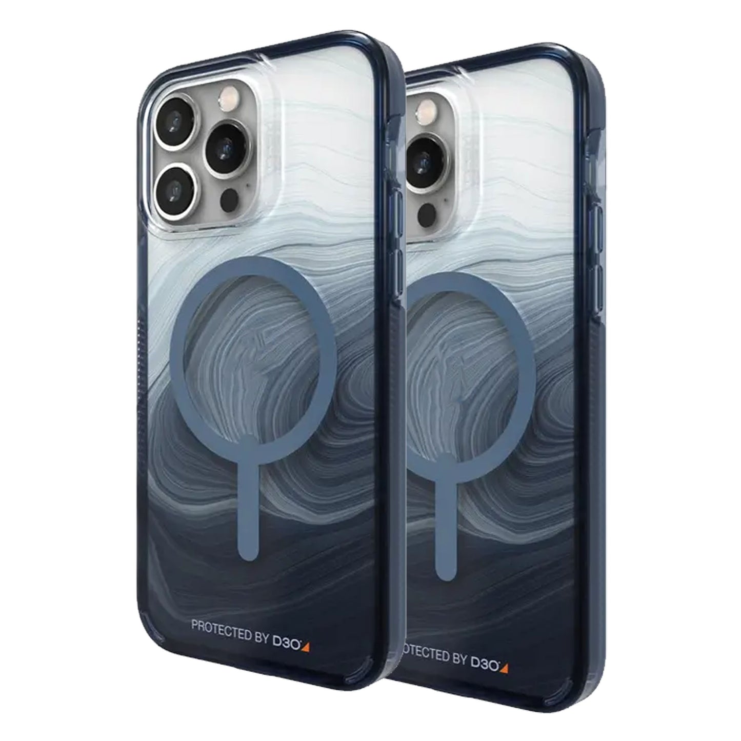 Gear4 D3O® Milan Snap for iPhone 14 Pro Max - Blue Swirl (Barcode: 840056165991 )