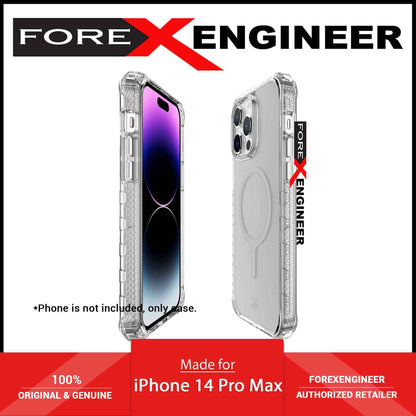 ITSKINS Supreme -- R Clear for 14 Pro Max - Magsafe Compatible - Clear White Print ( Barcode: 4894465184919 )