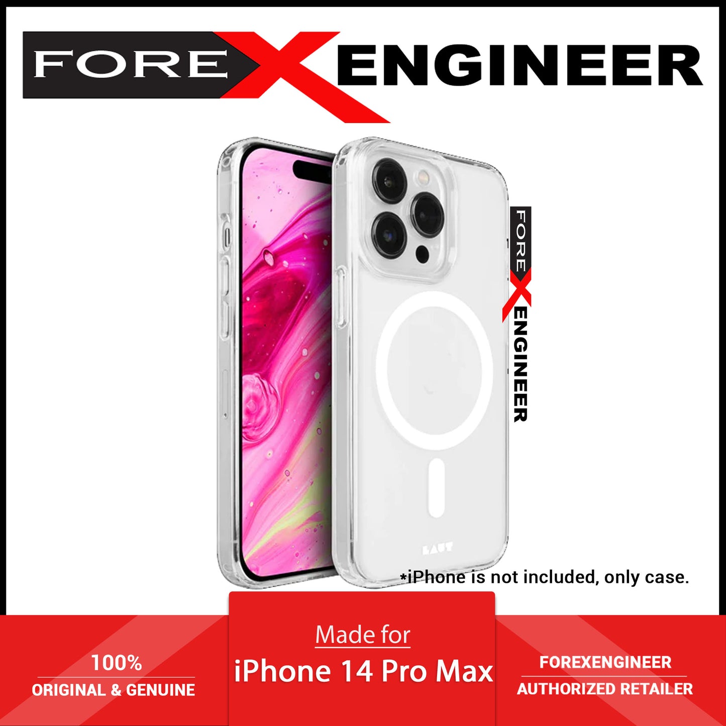 Laut Crystal-M ( Magsafe ) for iPhone 14 Pro Max - Crystal (Barcode: 4895206929370 )