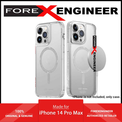 SKINARMA Saido Mag-Charge for iPhone 14 Pro Max - Compatible with Magsafe - Clear (Barcode: 8886461241990 )