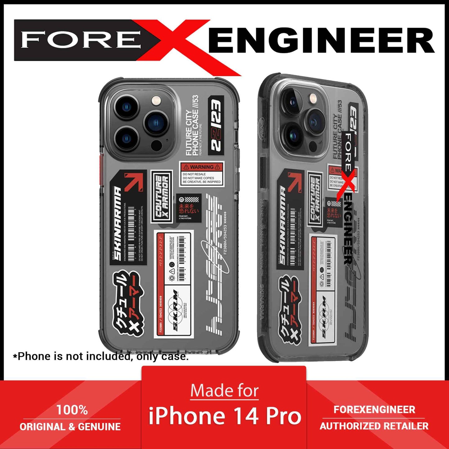 SKINARMA Taito for iPhone 14 Pro - Smoke (Barcode: 8886461242348 )