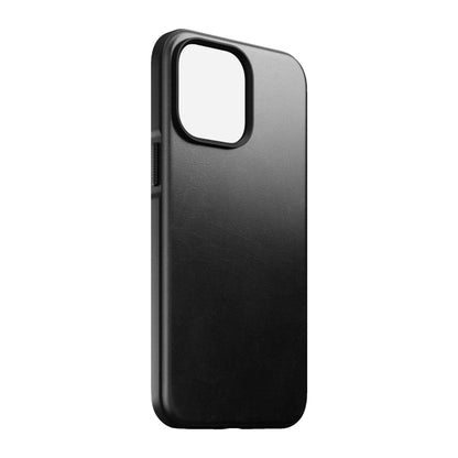 [ONLINE EXCLUSIVE] Nomad Modern Leather Horween Case for iPhone 14 Pro Max - MagSafe Compatible - Black (Barcode: 856500012216 )