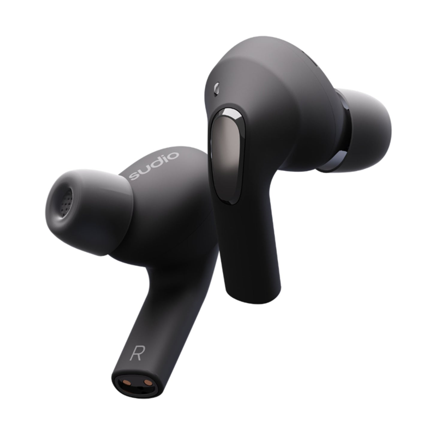 Sudio Wireless Earphone E2 - Hybrid Active Noise Cancellation Spatial Audio - Black (Barcode: 7350071389218 )